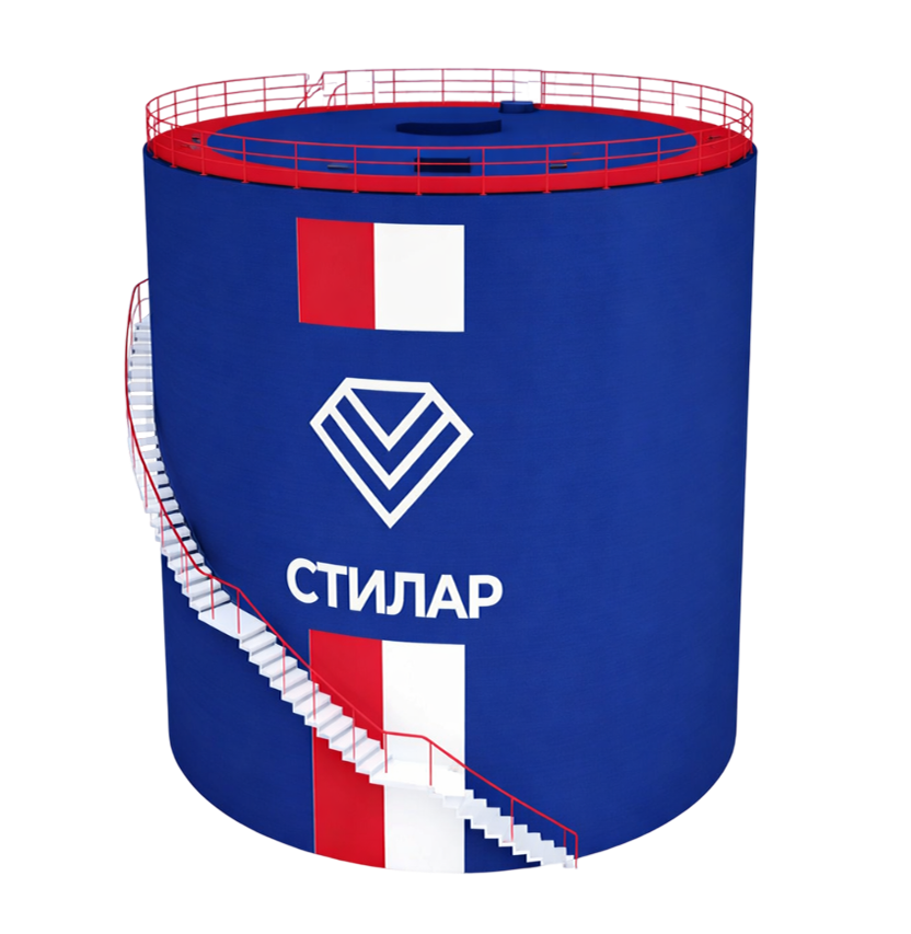 Цельносварной резервуар РВС для мазута 50 м³ от завода-производителя