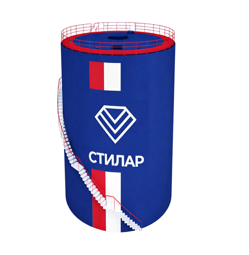 Цельносварной резервуар РВС для воды 5 м³ от завода-производителя